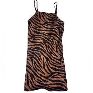 Kids Tiger Print Slip Dress